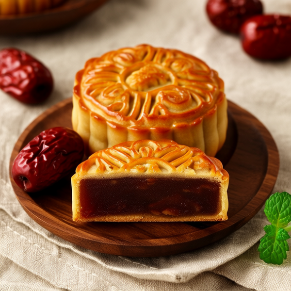 枣泥月饼图