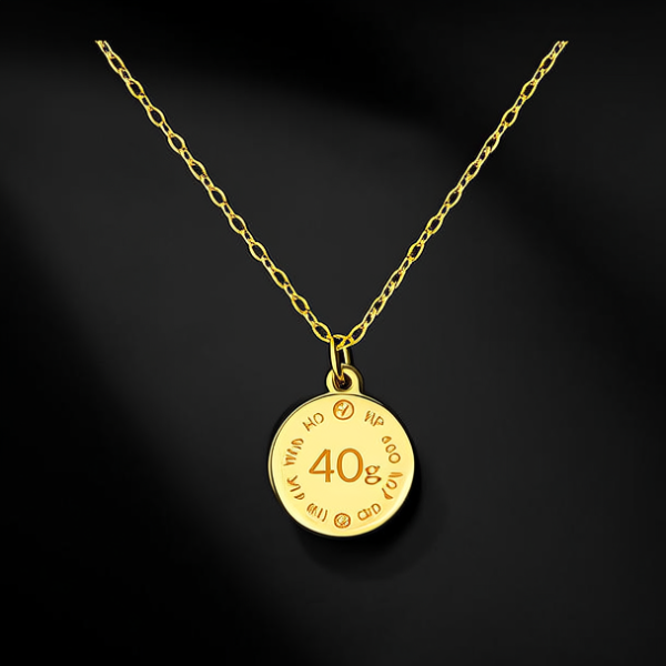 40克的黄金项链图片